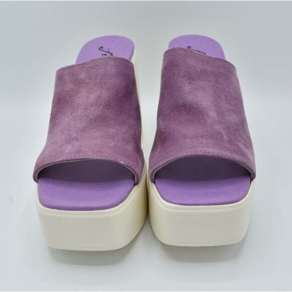 Free People Womens Size EU 39 US 9 Zoe Orchid Purple Platform Sandals Shoes - Picture 2 of 8